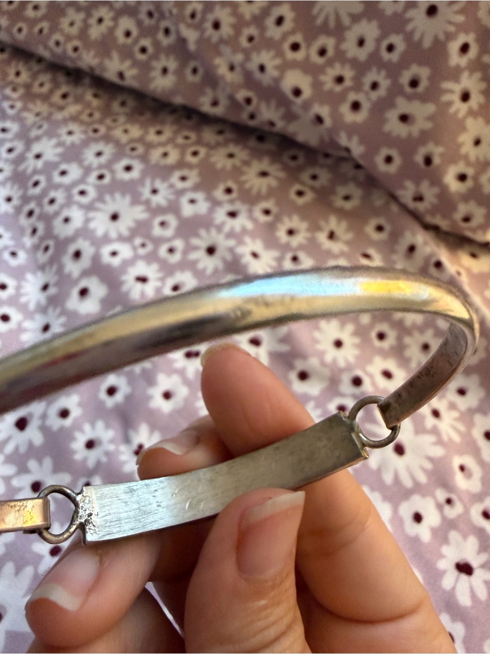 Turquoise Inlay bracelet bangle - Picture 6 of 12